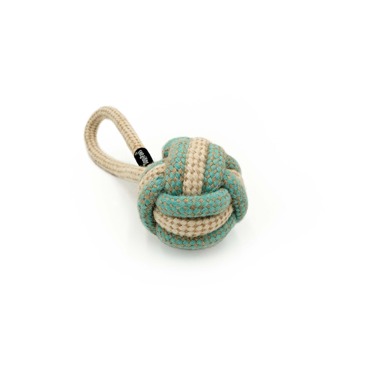 ecoZippy Cotton and Jute Dog Toy Ball