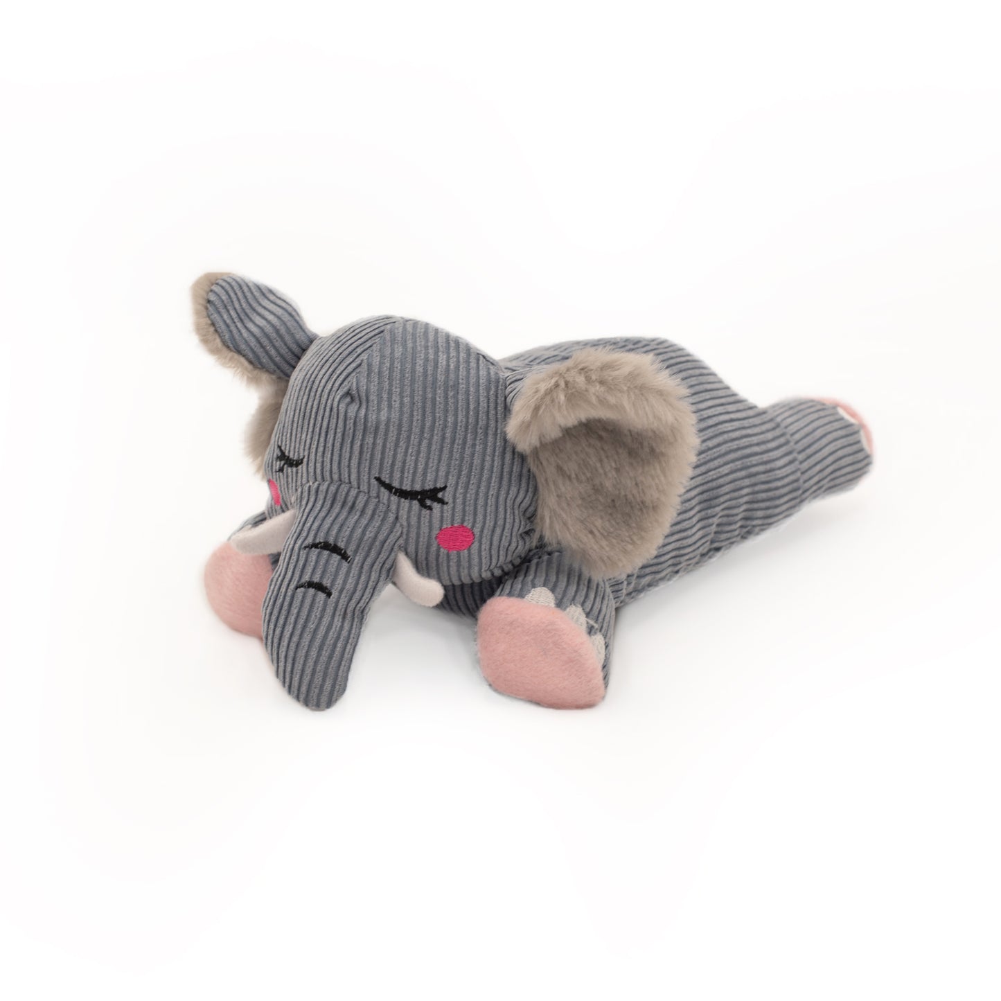 Snooziez Silent Squeaker Elephant Toy