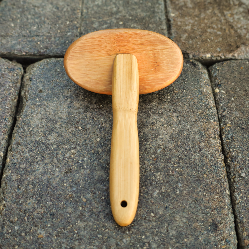 bamboo slicker dog brush