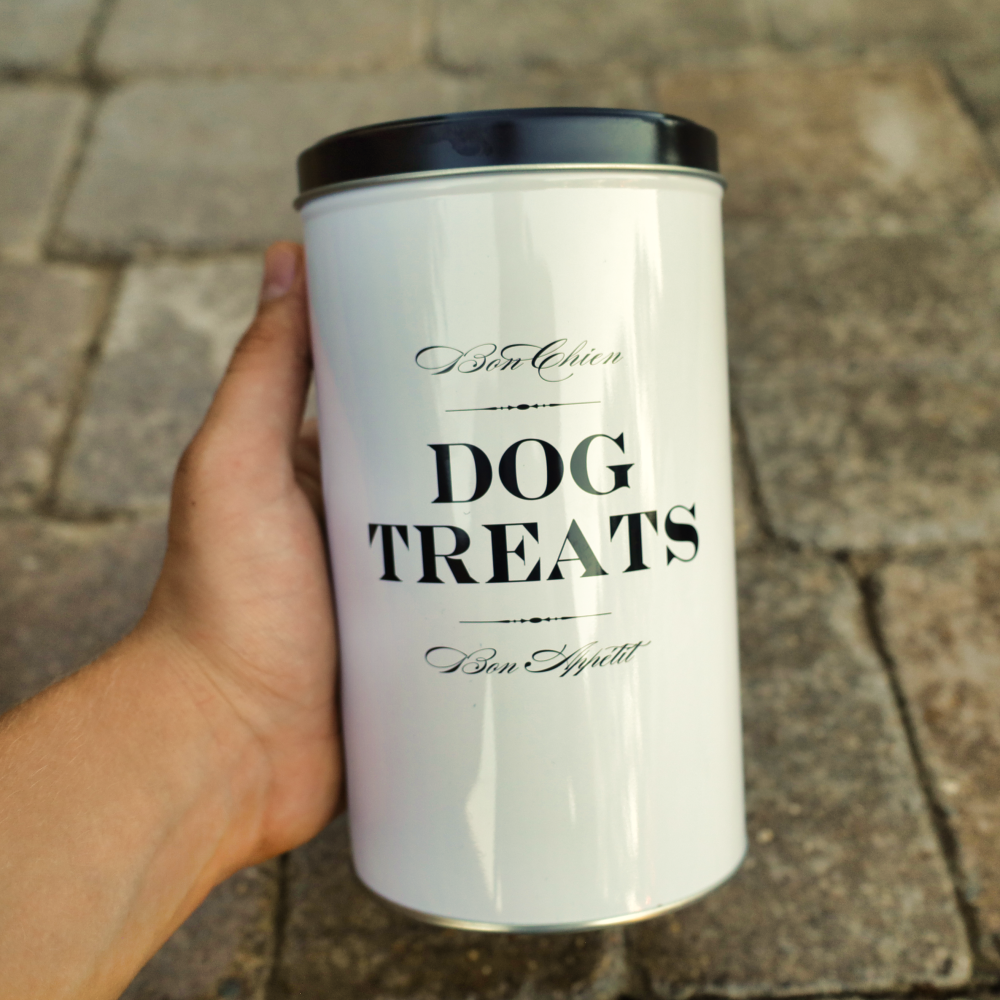 dog treat container