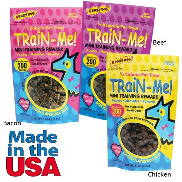 Crazy Dog Training Rewards Treats Minis 4 oz