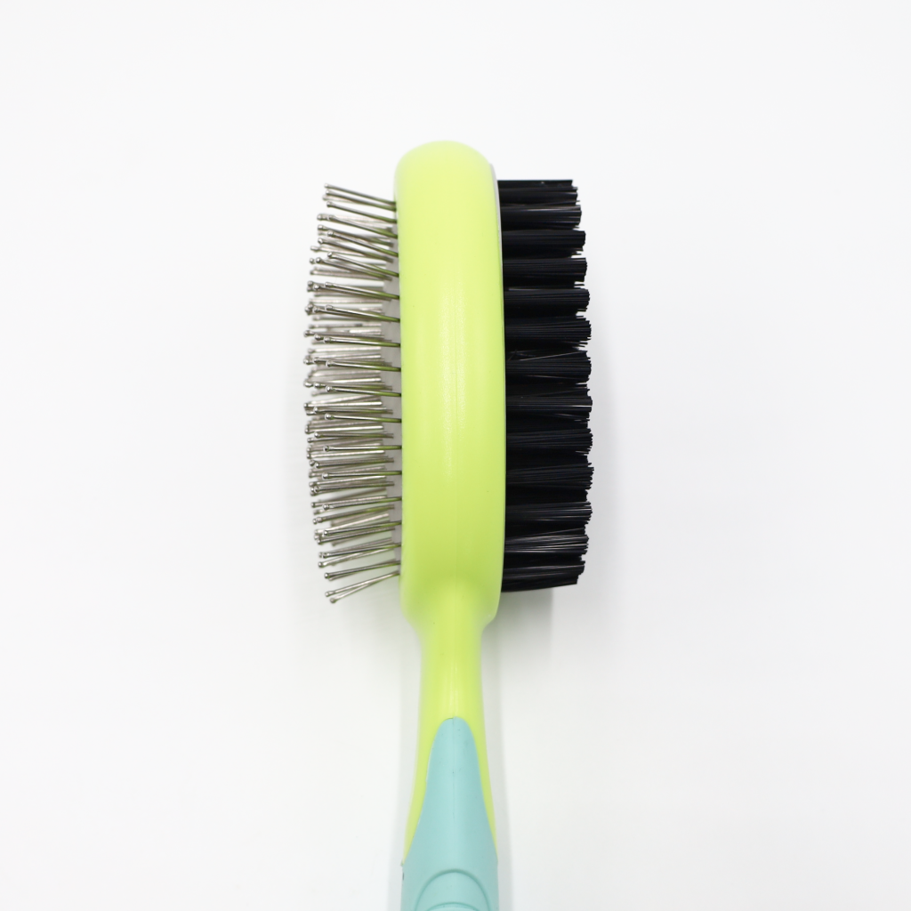 double sided dog brush