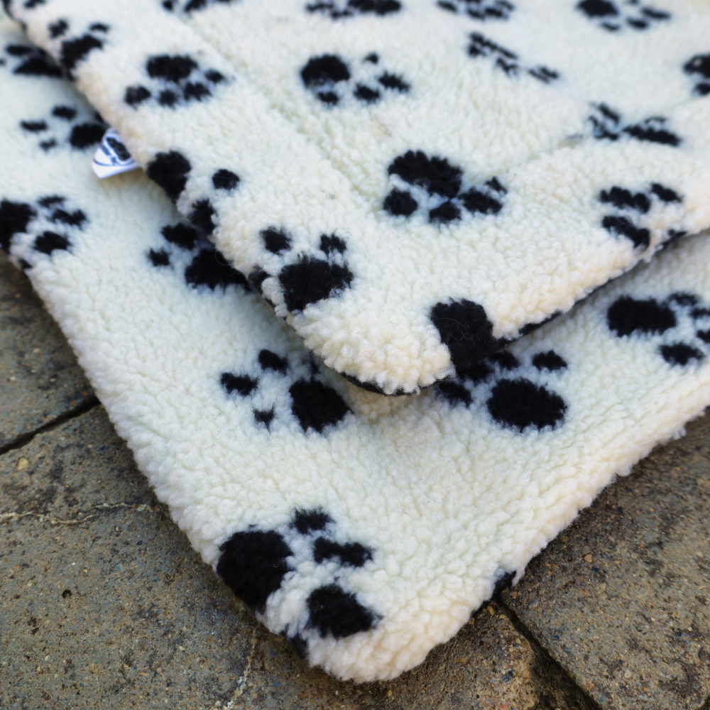 paw print dog bed