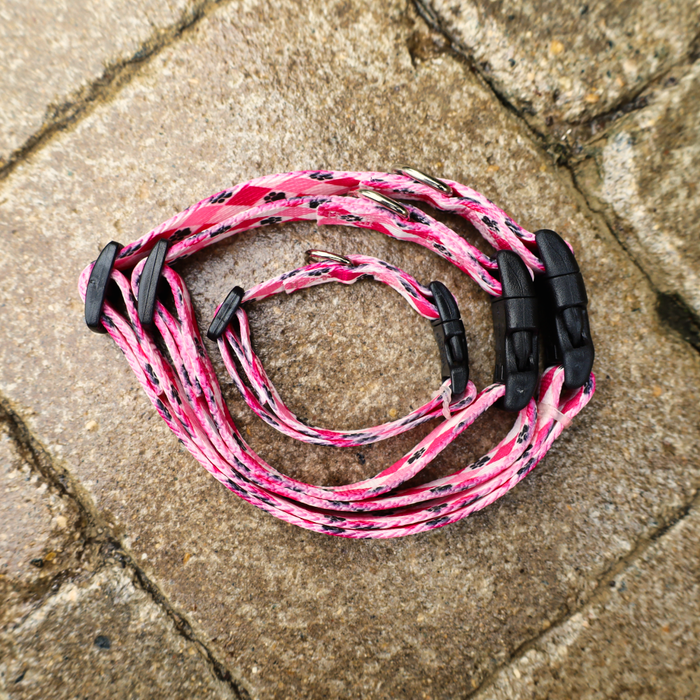 pink dog collars