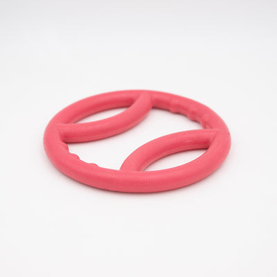 ZippyTuff Squeaky Ring for Dogs- Pink