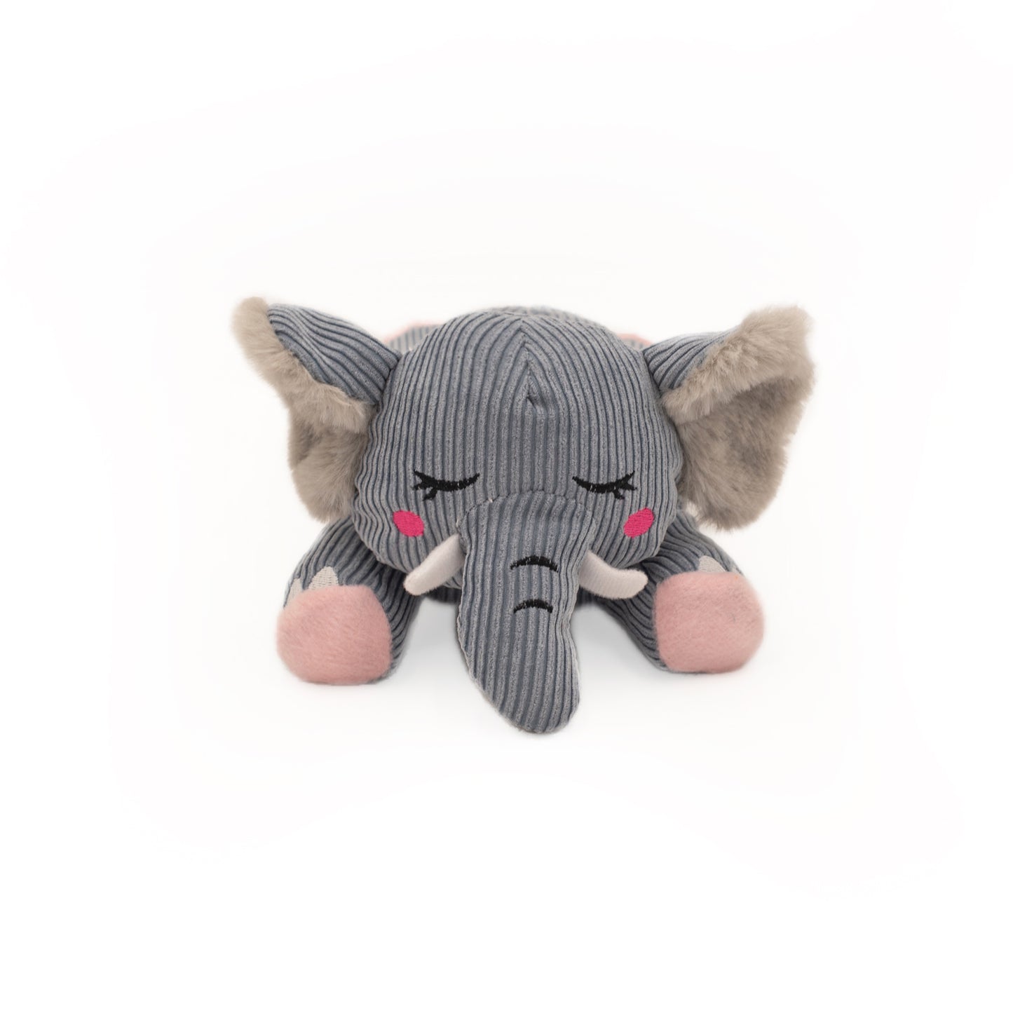 Snooziez with Shhhqueaker - Squeaky Elephant Dog Toy