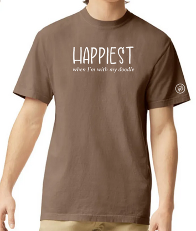 Happiest with Doodle Graphic Tee