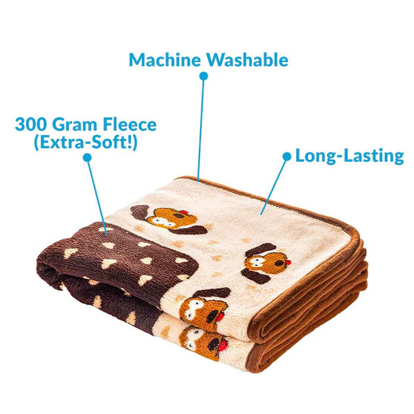 Snuggle Blanket for Pets, Cream