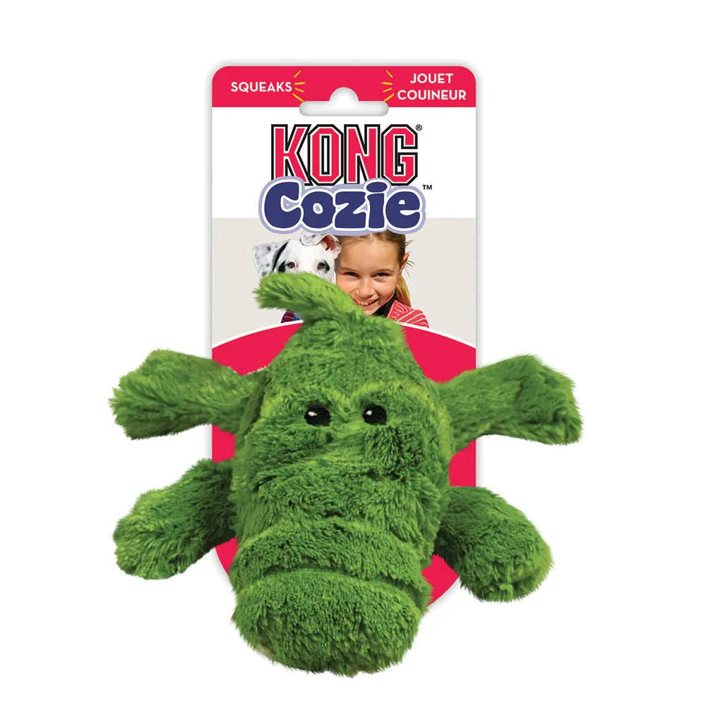 KONG Cozie Alligator Dog Toys