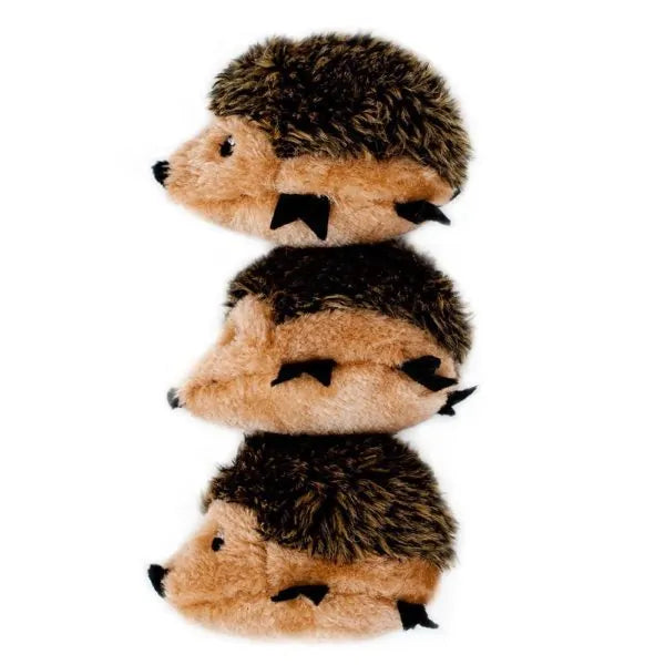 Miniz - 3 Hedgehog Dog Toys