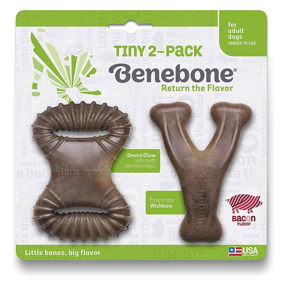 Bacon Flavored Wishbone Chew Toy Pack