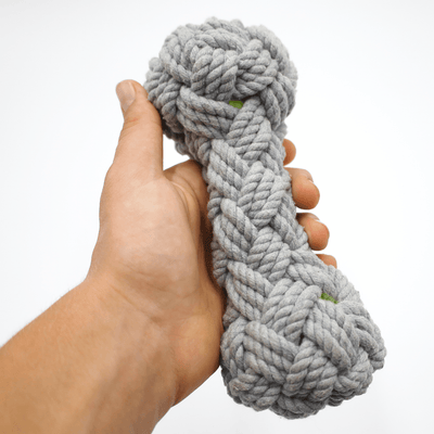 Handwoven Natural-Cotton Rope Dog Toy - Little Paws Unleashed