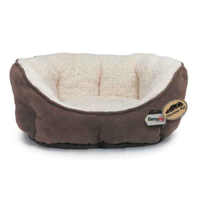 ThermaPet Brown Dog Bed 26 inch