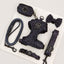 Comfort Handle Black Leopard Leash 5 Foot
