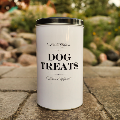 dog treat canister