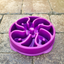 interactive purple dog feeder