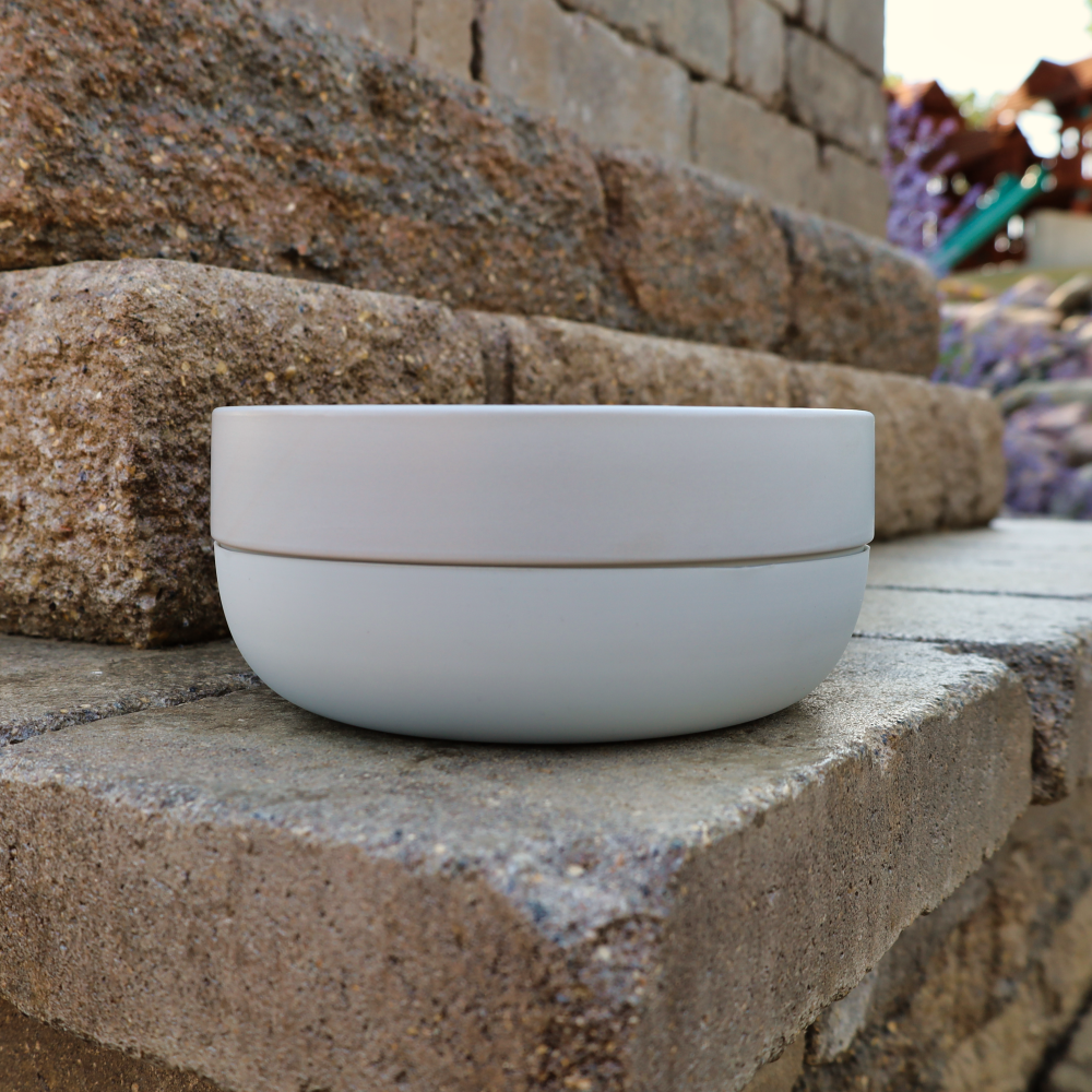 large ceramic dog bowl