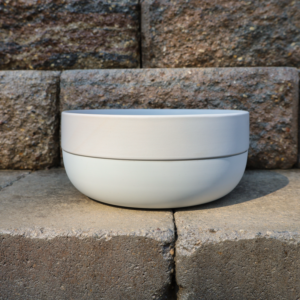 modern ceramic dog bowl
