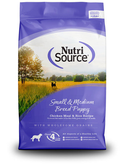 NutriSource Small & Medium Breed Puppy Food 30 lb. bag