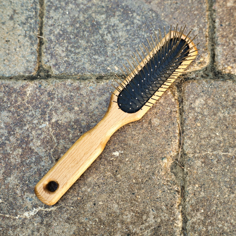 oblong pin brush