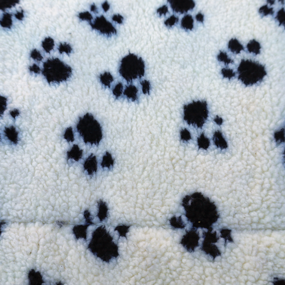 paw print washable dog bed