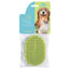 rubber curry brush oval with handstrap