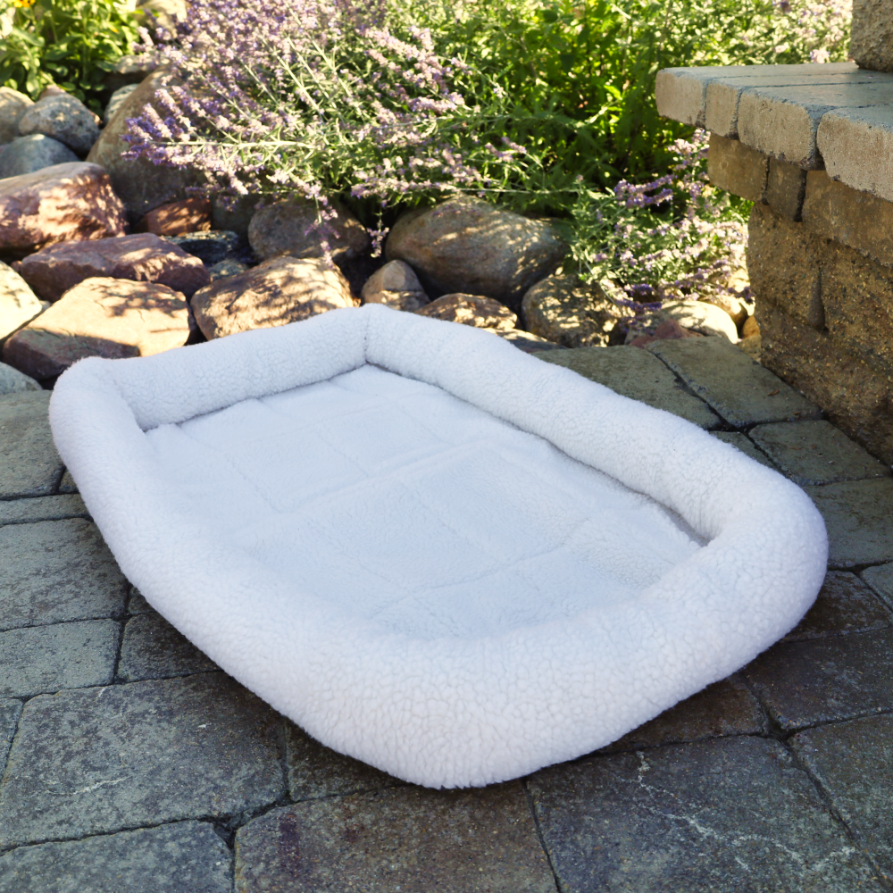 sherpa dog bed