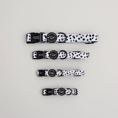 Black Speckle Dog Collar - 4 Sizes