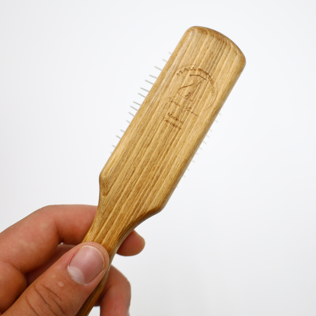 wooden dog brush
